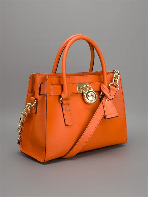 Michael Kors Orange Designer Handbags 